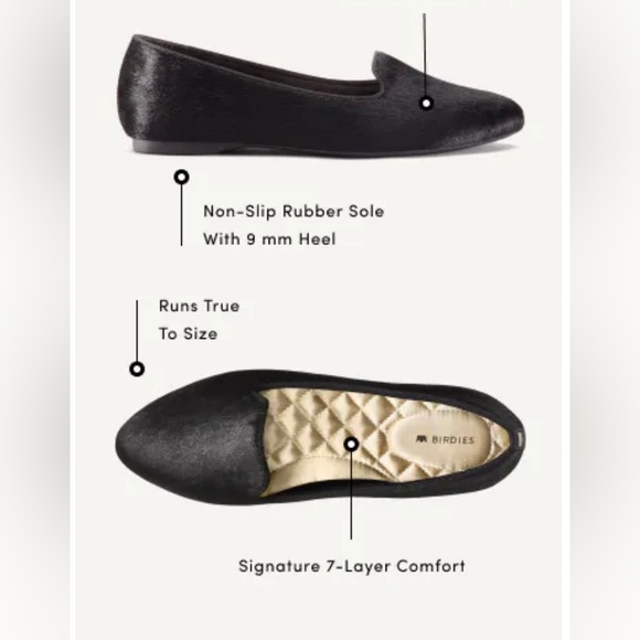 Birdies The Blackbird Calf Hair Loafer 8 - Picture 13 of 13